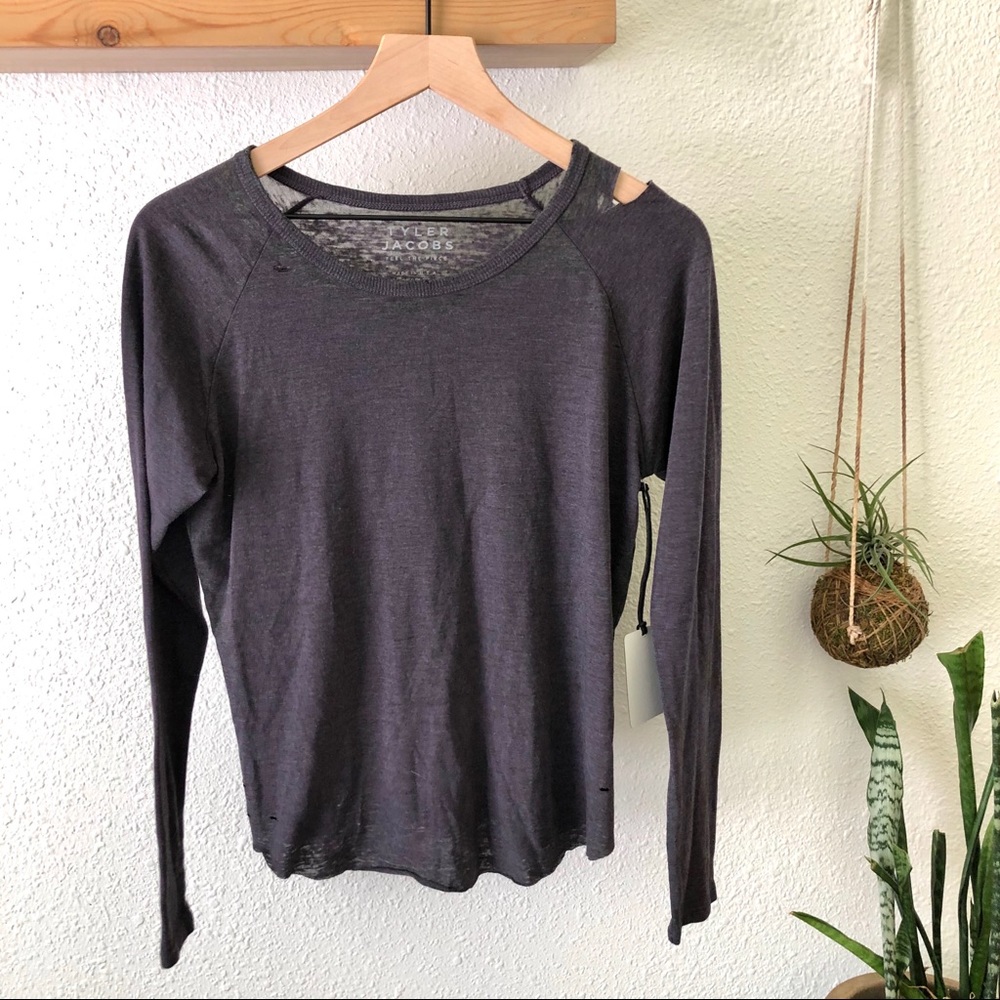 Tyler Jacobs distressed top